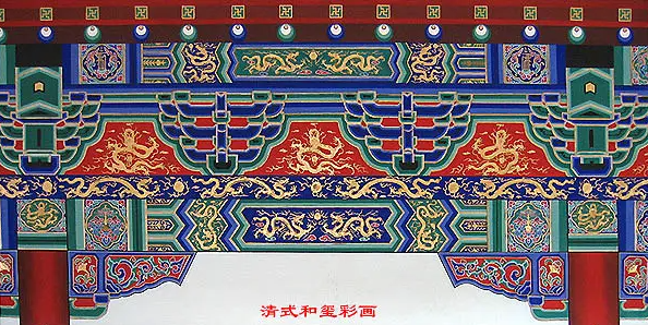 北镇中国建筑彩画装饰图案